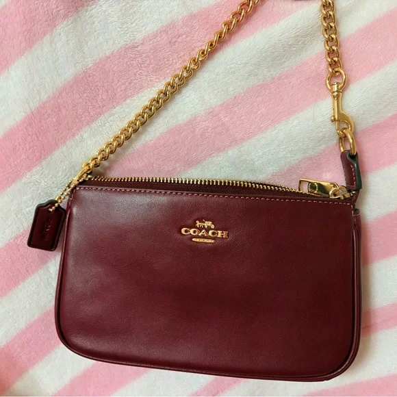 Coach Nolita Maroon Leather - Picture 2 of 4